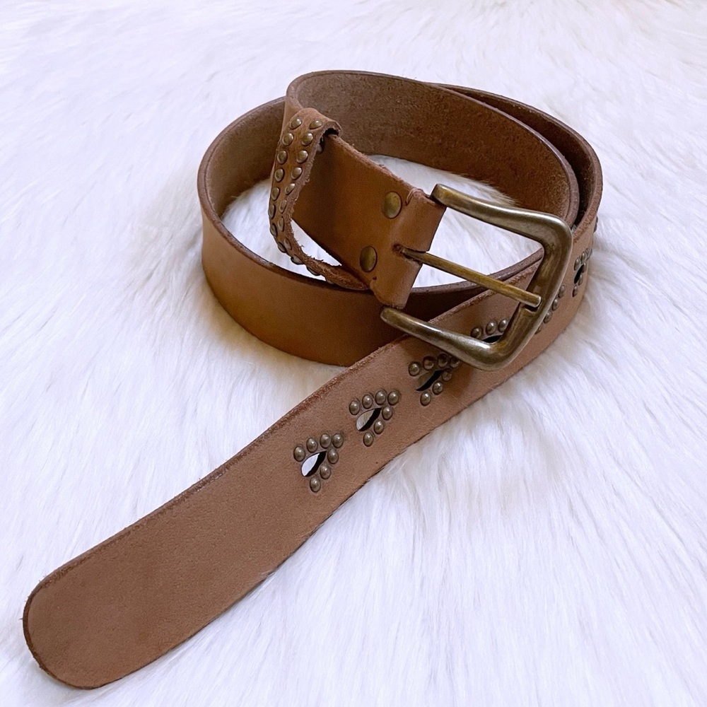 Free People We The Free Matisse Studded Leather Belt - Picture 2 of 8